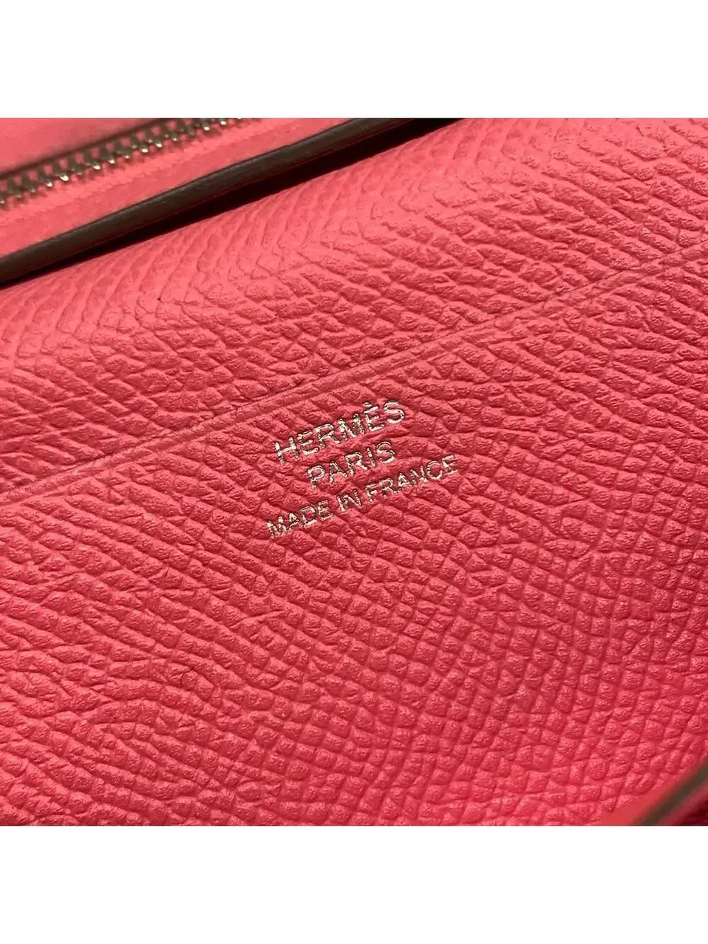 Hermes Bearn Souffle Pink Veau Epsom C #278615H13B